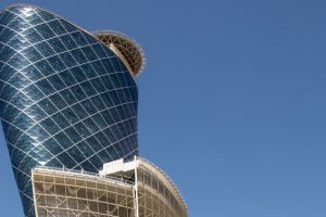 Capital Gate Tower, Abu Dhabi_visit_from_Dubai